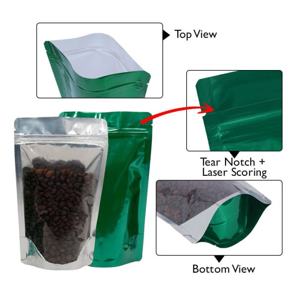 Foil clear standup pouch