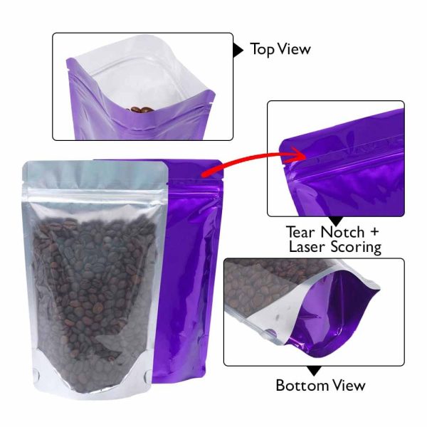 Foil clear standup pouch